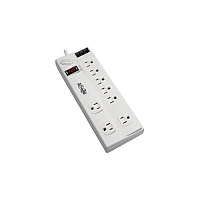Tripp Lite Surge Protector 8 Outlet 6ft Cord Taa (TLP806TELTAA)