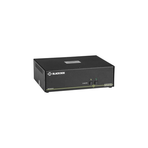 Black Box Secure Kvm Switch, Niap 3.0 Certified-2-port, Dual-monitor, Dvi-i, Ps2, Usb Hid, Audio, Gsa, Taa If Outside Tape Is Not Broken (SS2PDHDVIU)