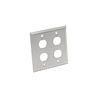 Tripp Lite Rj45 Bulkhead Wall Plate 4 Cutout Metal (N206FP04IND)