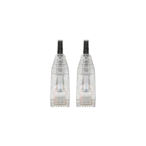Tripp Lite Cat6 Gigabit Snagless Utp Slim Black 1ft (N201S01BK)