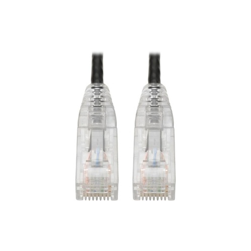 Tripp Lite Cat6 Gigabit Snagless Utp Slim Black 7ft (N201S07BK)
