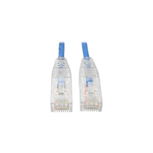 Tripp Lite Cat6 Gigabit Snagless Slim Blue 15ft (N201S15BL)