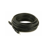 Monoprice Stereo M To Stereo M Cable 25ft - Black (5581)
