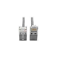 Tripp Lite Cat6 Snagless Right-angle Slim Gray 2ft (N201SR2GY)