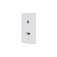 Monoprice Recessed Hdmi Wall Plate (12094)