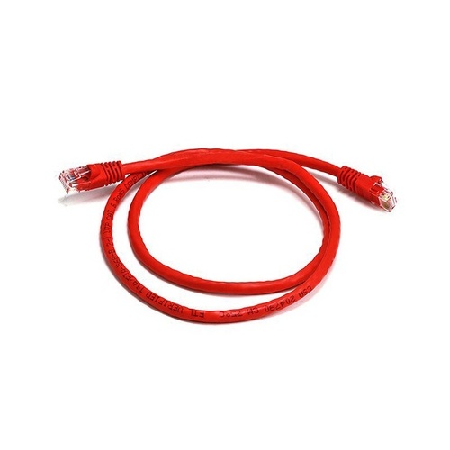 Monoprice Cat5e 24awg Utp Patch Cable_ 3ft Red (2134)