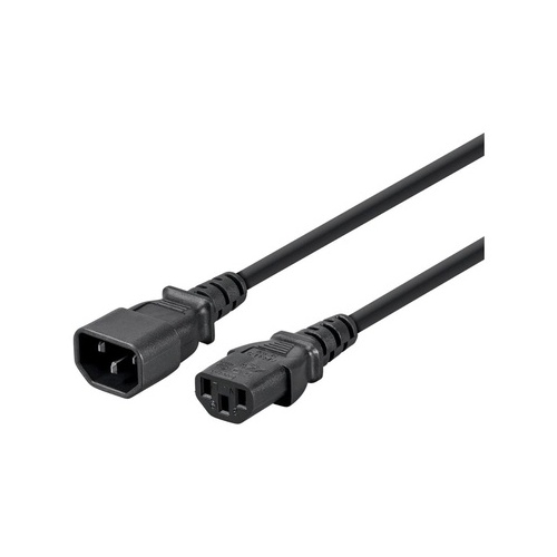 Monoprice Extension Cord Black_ 2ft (24191)