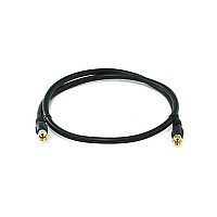 Monoprice Rg6 75ohm Coax W F Type 3ft - Black (3030)
