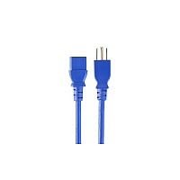 Monoprice 2ft 18awg Blue Power Cord Cable (33560)