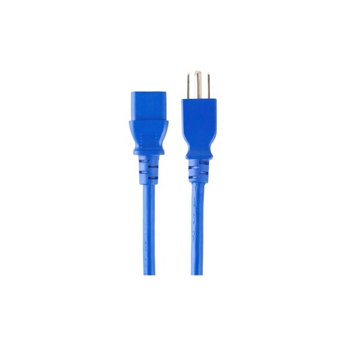 Monoprice 6ft 18awg Blue Power Cord (33604)