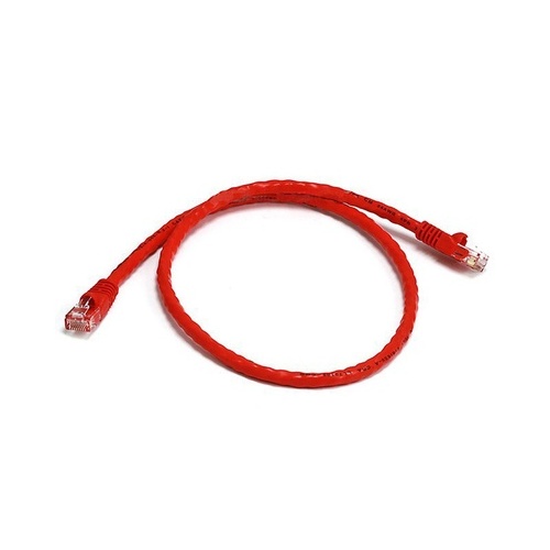 Monoprice Cat5e 24awg Utp Patch Cable_ 2ft Red (3372)
