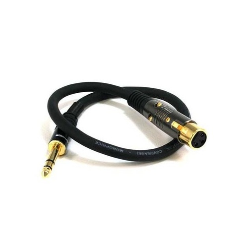 Monoprice Xlr F To Trs Male Cable 1.5ft (4767)
