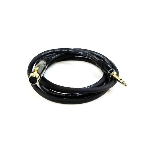 Monoprice Xlr F To 1/4inch Trs M Cable 6ft (4769)