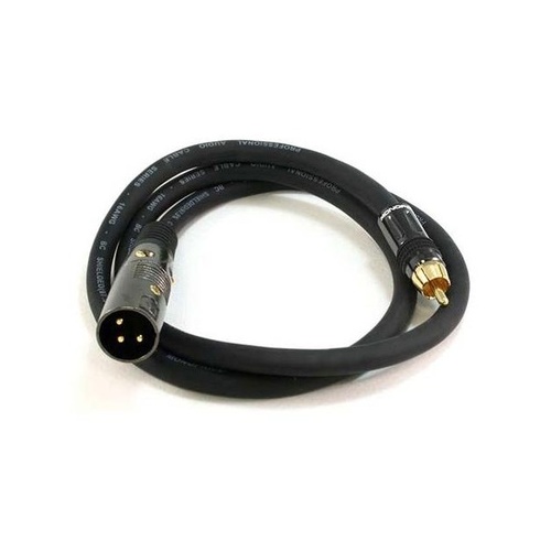 Monoprice Xlr Male To Rca Male 16awg Cable 3ft (4776)