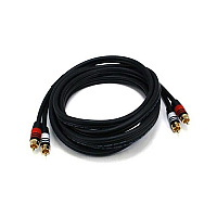 Monoprice Rca Plug/2 Rca Plug M/m 22awg Cable-10ft (5347)
