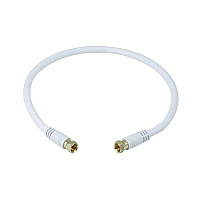 Monoprice Rg6 Coax Cable W F Type 1.5ft - White (5360)