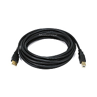 Monoprice Usb 2 A M/b M 28/24awg Cable 15ft (5440)