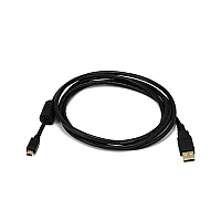 Monoprice Usb 2.0 A Male To Mini-b 5pin Male 3ft (5447)