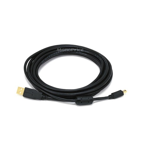Monoprice Usb 2 A M/mini-b 5p M 28/24awg 10ft (5449)