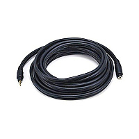 Monoprice Stereo M To Stereo F Ext Cable 15ft-blk (5589)