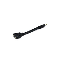 Monoprice Stereo M To (2) Stereo F 7in - Black (5614)