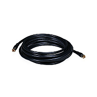 Monoprice Rg6 75ohm_coax W F Type 15ft - Black (6314)