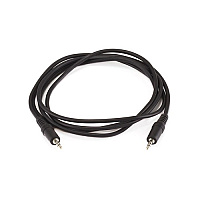 Monoprice Stereo Plug/plug M/m Cable - Black 6ft (644)