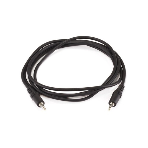 Monoprice Stereo Plug/plug M/m Cable - Black 6ft (644)