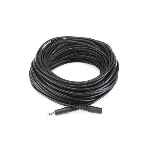 Monoprice Stereo Plug M/f Cable - Black 75ft (652)