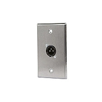 Monoprice Xlr Male 3 Pin One Port Wall Plate (7397)