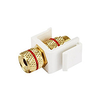 Monoprice Keystone Jack - Banana Jack - Ivory (8436)