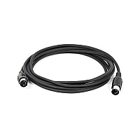 Monoprice Midi With 5 Pin Din Plugs - Black 10ft (8533)