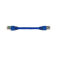 Monoprice Cat6a 24awg Stp Cable_ 6-inch Blue (8600)