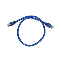 Monoprice Cat6a 24awg Stp D Cable_ 2ft Blue (8601)