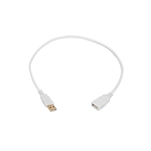 Monoprice Usb 2.0 A M To A F Cable 1.5ft - White (8604)