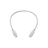 Monoprice Usb 2.0 A M To A M Cable 1.5ft - White (8609)
