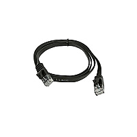 Monoprice Cat5e Flat Patch Cable_ 3ft Black (9547)