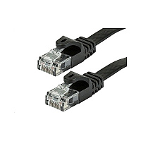 Monoprice Cat5e Flat Patch Cable_ 14ft Black (9551)