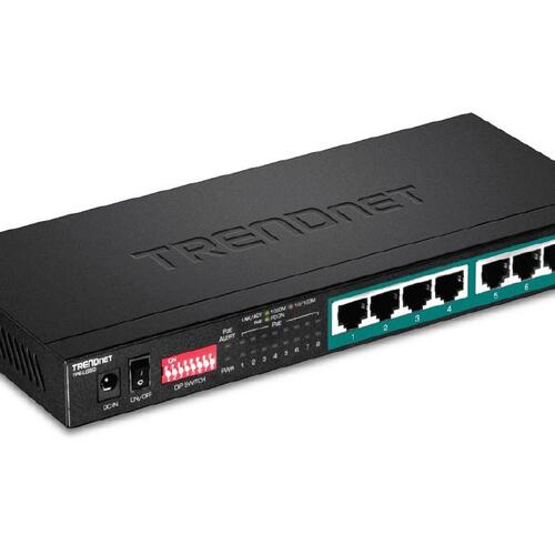 Trendnet 8-port Gigabit Long Range Poe+ Switch (TPELG80)