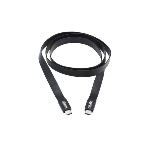 Tripp Lite Usb C Cable Flat 10 Gbps M/m Tb3 16in (U42016NG25AFL)