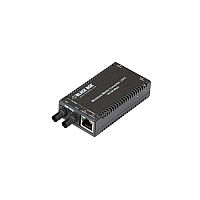 Black Box Fast Ethernet (100-mbps) Media Converter - 10/100-mbps Copper To 100-mbps Singlemode Fiber, 1310nm, 40km, St, Gsa, Taa (LHC036AR4)