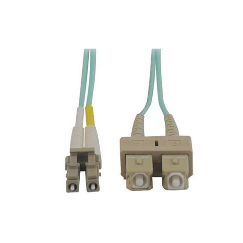 Tripp Lite 3m Mmf 50 Om3 Fiber Cable Lc/sc Aqua (N81603M)