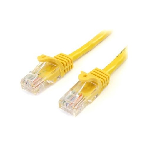 StarTech 6ft Yellow Cat5e Snagless Patch Cable (45PATCH6YL)