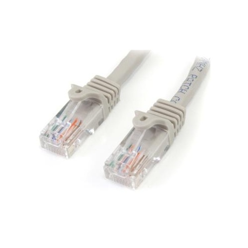 StarTech 7 Ft Gray Snagless Cat5e Utp Patch Cable (45PATCH7GR)
