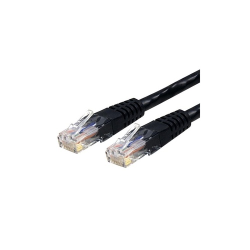 StarTech 8ft Cat6 Ethernet Cable Black Cat 6 Poe (C6PATCH8BK)