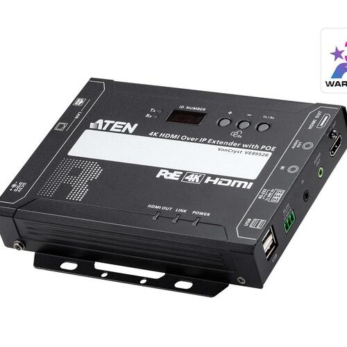 Aten 4k Hdmi Over Ip Extender Receiver Unit W (VE8952R)