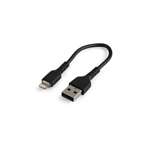 StarTech 6 Inch Durable Usb-a To Lightning Cable (RUSBLTMM15CMB)