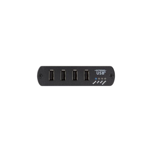 Black Box Kvm-over-ip Switchable Extender Receiver - Lan, (4) Usb Type A, (1) Rj45, 4-port, 100m , Gsa, Taa (EMD100USBR)