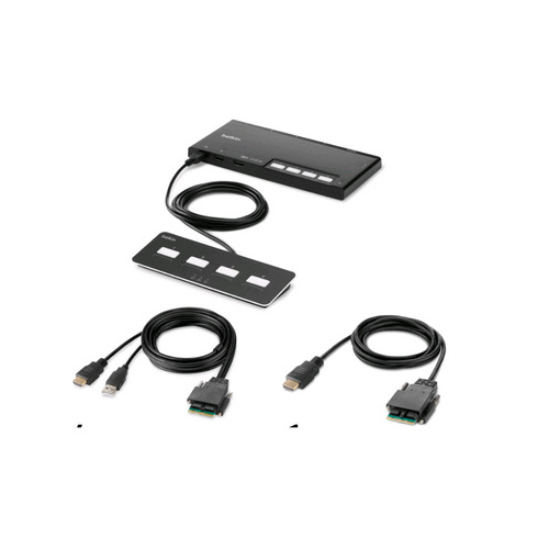 Belkin Mdlr 4-pt 1 Hd Hdmi Skvm W/rmt Pp4.0 (F1DN104MODHH4)