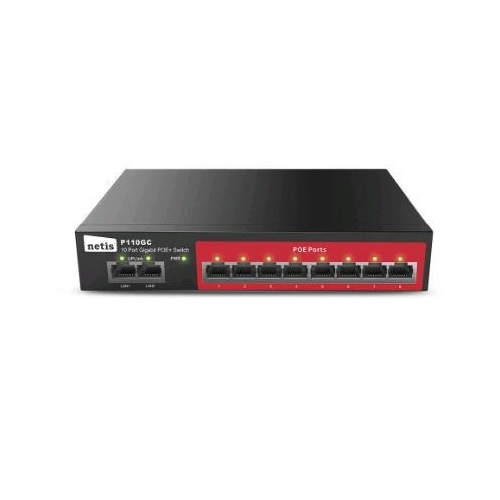 Netis Systems 8 2 1000m Poe Switch, 120w (P110GC)